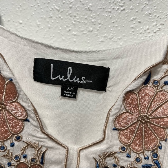 Lulu’s Daisy Petal Pickin' Embroidered Dress, Extra Small - Picture 13 of 16